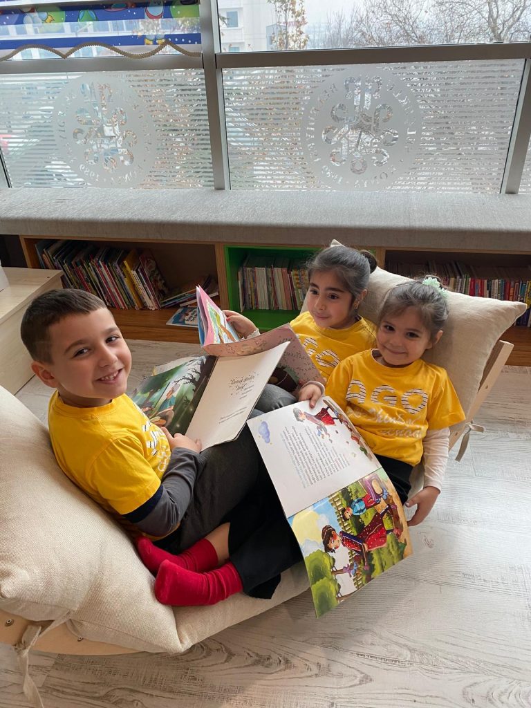 ‘AGO’LU ÇOCUK KÜTÜPHANESİNDE!