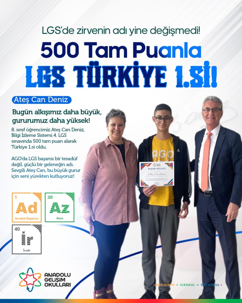 BAZI BAŞARILAR ALKIŞLANIR, BAZILARI BİR OKUL KÜLTÜRÜNÜ ANLATIR.  🏆✨